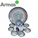 Uzbek classic tea set 10 items