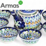 Uzbek classic tea set 10 items - Image 4