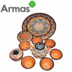 Uzbeku tējas servīzes komplekts "MOZAIKA" 10 priekšm. - Image 2