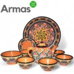 Uzbeku tējas servīzes komplekts "MOZAIKA" 10 priekšm. - Image 3