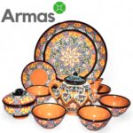 Uzbeku tējas servīzes komplekts "MOZAIKA" 10 priekšm.