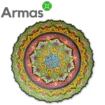 Decorative plate "MOZAIKA" - Lyagan (ceramic) 42cm