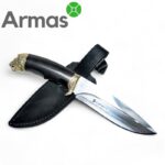 Kizlyar knife "SAFARI-1" (brass - lion, hornbeam) - Image 2