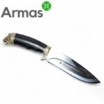 Kizlyar knife "SAFARI-1" (brass - lion, hornbeam) - Image 3