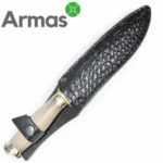 Kizlyar knife “ARROW” (brass, walnut) - Image 6