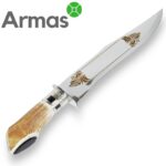 Узбекский подарочный нож с гравировкой (нержавеющая сталь) 470/320 — изображение 2