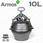 Оригинальный афганский казан 10 л черный Rashko Baba