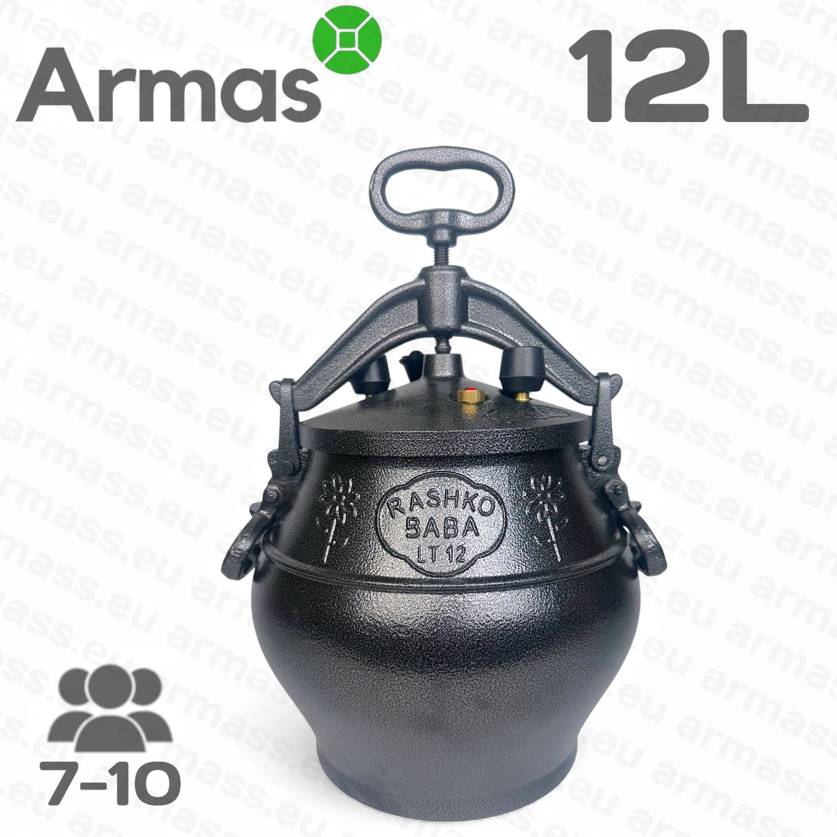 Oriģinālais Afgāņu kazans 12L SB Rashko Baba