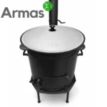 Krāsns kazanam 12–16L ar skursteni D40 cm, 3 mm - Image 18