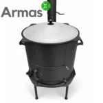 Krāsns kazanam 12–16L ar skursteni D40 cm, 3 mm - Image 17