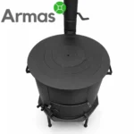 Krāsns kazanam 16–22L ar skursteni D44 cm, 3 mm - Image 20