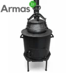 Krāsns kazanam 16–22L ar skursteni D44 cm, 3 mm - Image 21