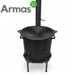 Krāsns kazanam 16–22L ar skursteni D44 cm, 3 mm - Image 26