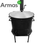 Krāsns kazanam 16–22L ar skursteni D44 cm, 3 mm - Image 19