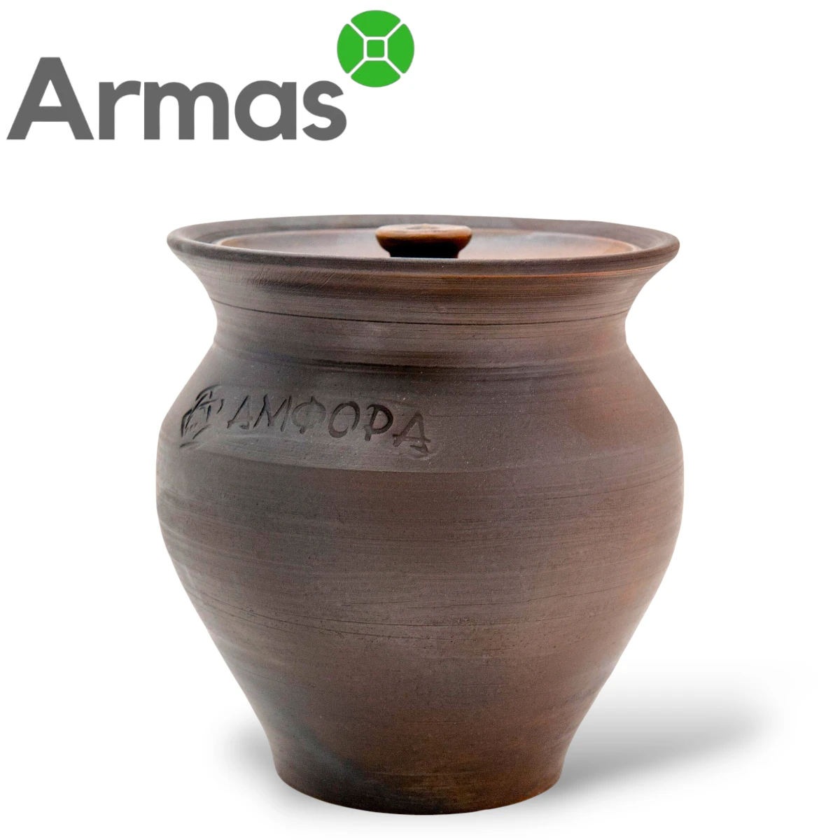 Keramikas cepšanas pods 2 l ar vāku