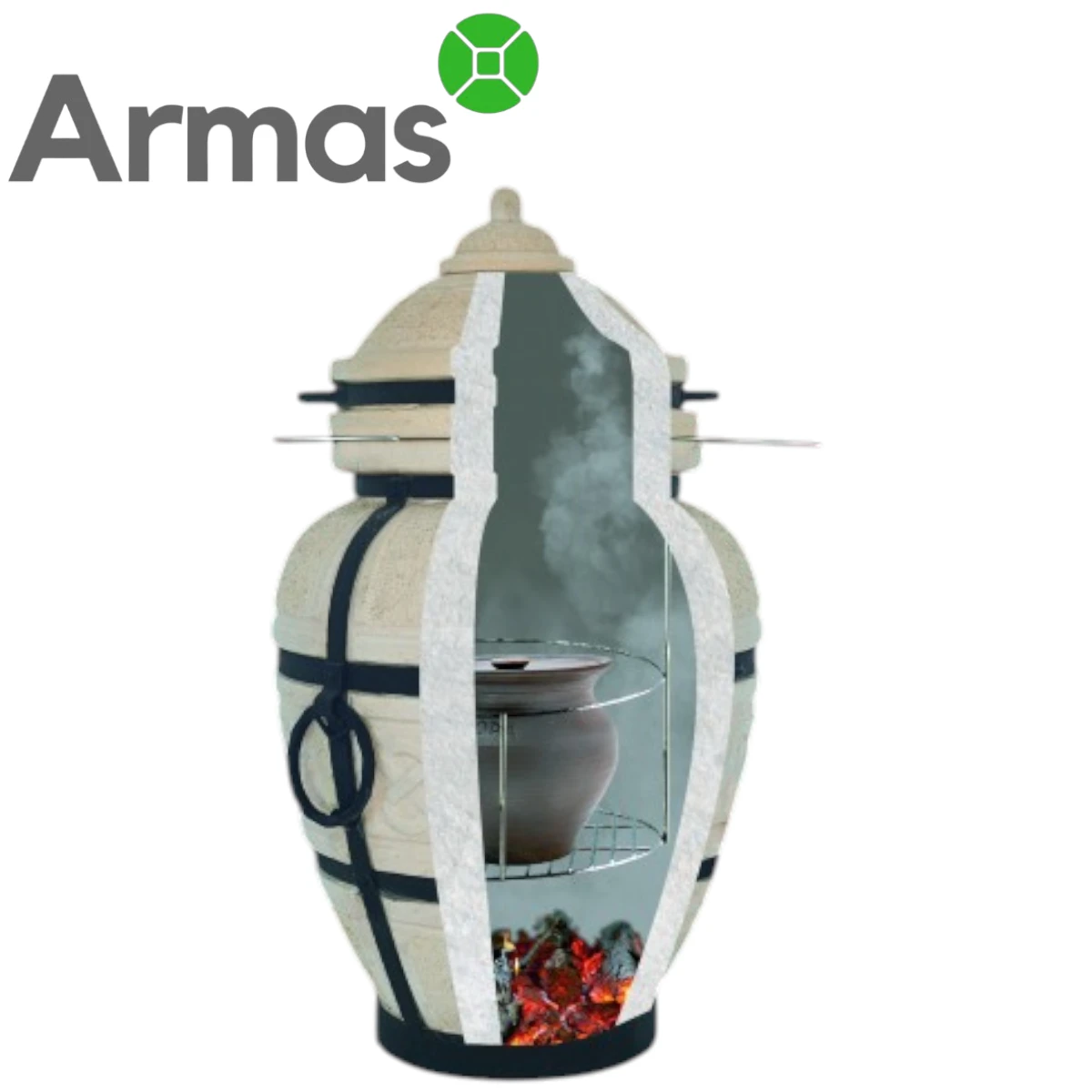 Keramikas cepšanas podiņš