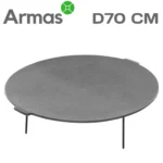 liela čuguna panna sadž 70cm