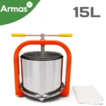 Sulu spiede – prese LAN 15L ar filtrēšanas maisiņu