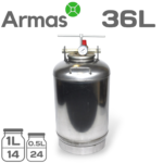 Autoclave 36L stainless steel (0,5L/1L – 24/14 jars)