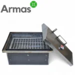 Smokehouse with thermometer