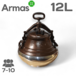 Afgāņu kazans 12L (divkrāsains)