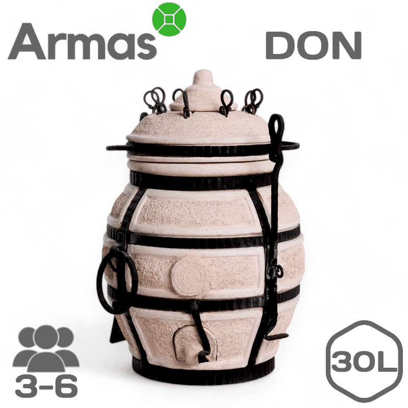 Kompakts tandirs DONSKOJ cepšanai un grilešanai