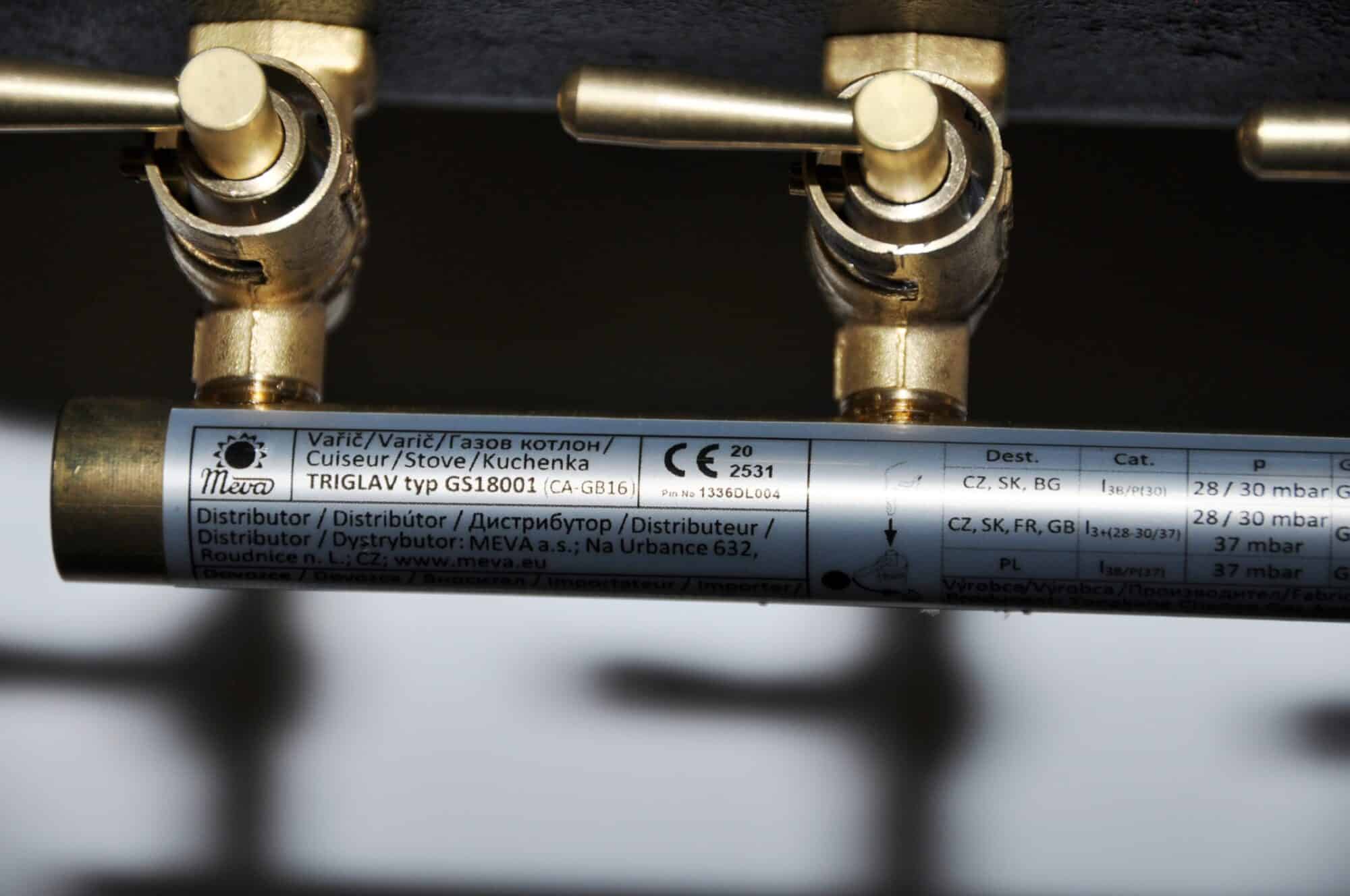 Cast iron gas stove burner 9kW TRIGLAV/MEVA (three burners) - Image 3