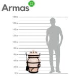 Pārnēsājamais tandīrs OHOTNIK ar rokturiem