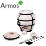 Clay tandoor HUNTER oven with accessories