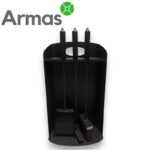 Kamīna piederumu komplekts ar statīvu 65cm (liešķere, birste, kruķis)