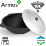 Uzbeku čuguna kazans 16l