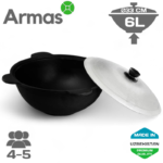 Uzbeku čuguna kazans 6l