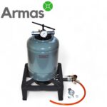 Gāzes deglis ar pjezo un termo drošinātāju MEGA ZEUS/MEVA 7kW - Image 3