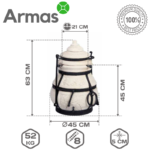 Глиняная тандыр-печь КОЧЕВНИК/NOMAD с крышкой