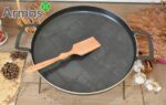 Сковорода-диск для пикника 41 см с ножками и деревянной лопаткой — изображение 3