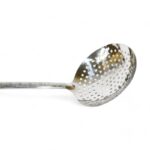 Kauss ar caurumiem no nerūsējoša tērauda ar koka kātu 50cm - Image 3