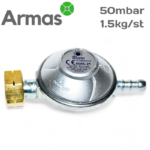 Gāzes reduktors 50mbar 1.5kg/st (Čehija)