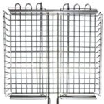 Professional grill grid of stainless steel 390x350 cm + grill hand fan - Image 4
