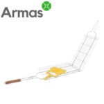 Профессиональная решетка-гриль из нержавеющей стали 260×460 см + веер для мангала — изображение 4