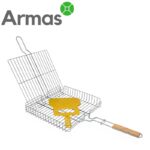 Professional grill grid of stainless steel 390x350 cm + grill hand fan - Image 5