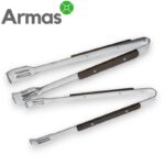 Barbecue tongs stainless steel 33 cm - Image 2