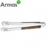 Barbecue tongs stainless steel 40 cm - Image 3