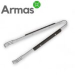 Barbecue tongs stainless steel 33 cm