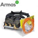 Čuguna gāzes plīts deglis 9kW TRIGLAV/MEVA (trīs degļi)