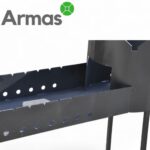 KOMPLEKTS KOMBO №7 Krāsns-mangals Ø360 mm + čuguna kazans 10 l ar vāku + 5 iesmi - Image 3