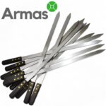 Grilla iesms (ļuļa kebabs/nerūsējošais tērauds) 2x20x450mm - Image 3