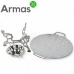 Садж из нержавеющей стали + подставка с чашей для угля — изображение 3