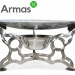 Садж из нержавеющей стали + подставка с чашей для угля — изображение 4