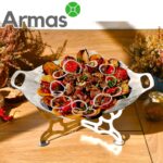 Садж из нержавеющей стали + подставка с чашей для угля — изображение 2