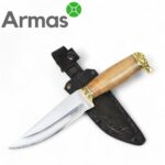 Kizlyar knife “MORSKOY VOLK” (brass, walnut)